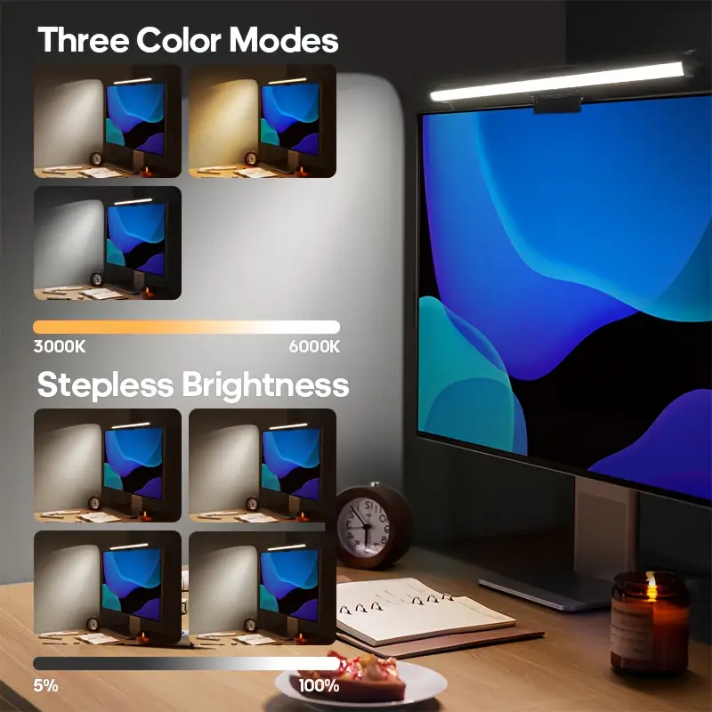 RGB Monitor Light Bar Strip Ey - Desk Setup Lamp review and price