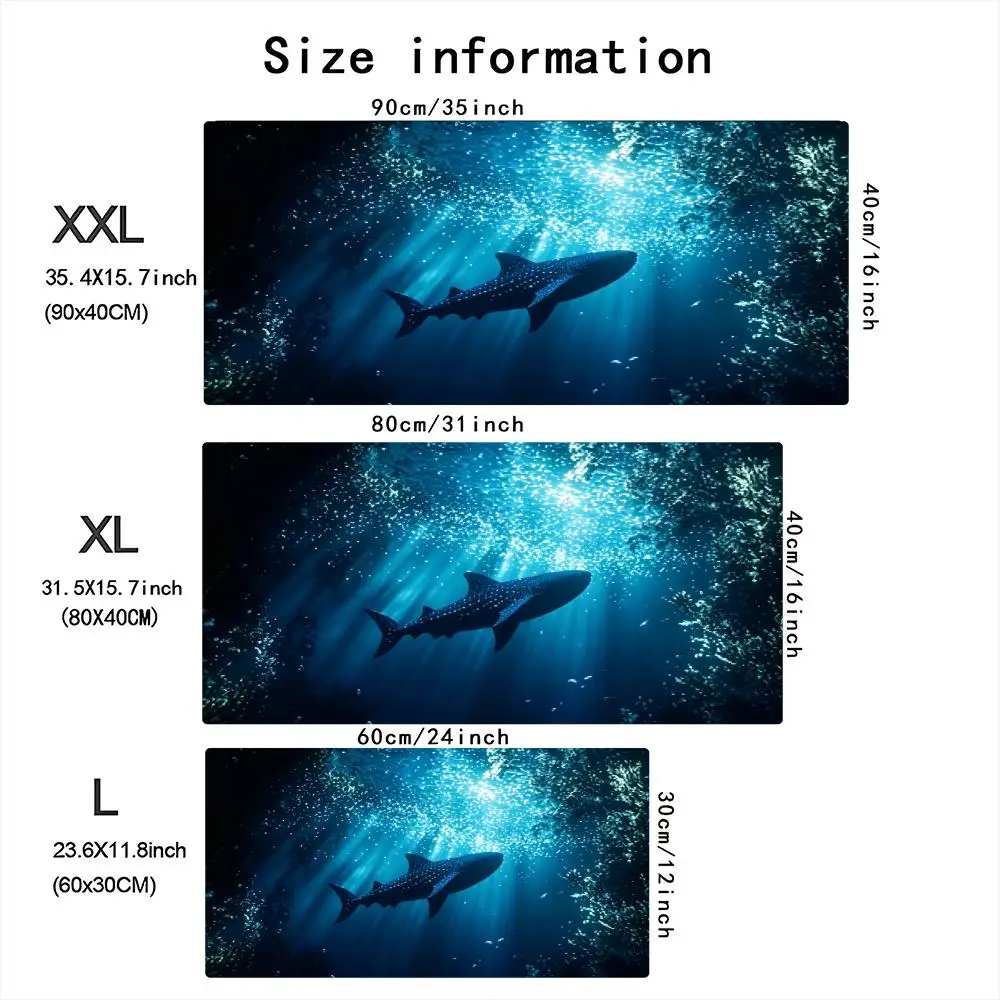 Deep Sea Whale Shark Large Gam - Desk Setup Pc And Laptop review and price