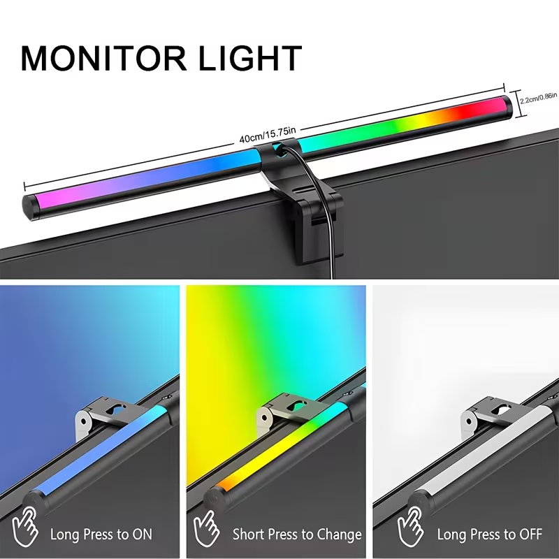 Computer Monitor Screen Light  - Desk Setup Lamp review and price