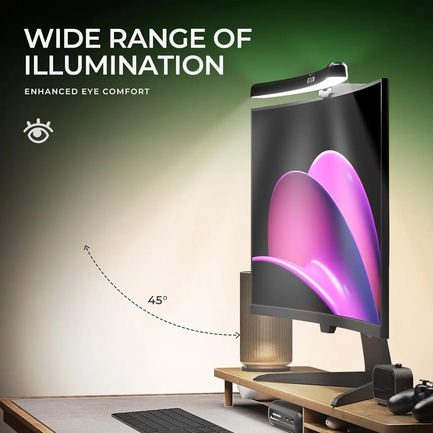 Computer Monitor Light Bar RGB - Desk Setup Lamp review and price