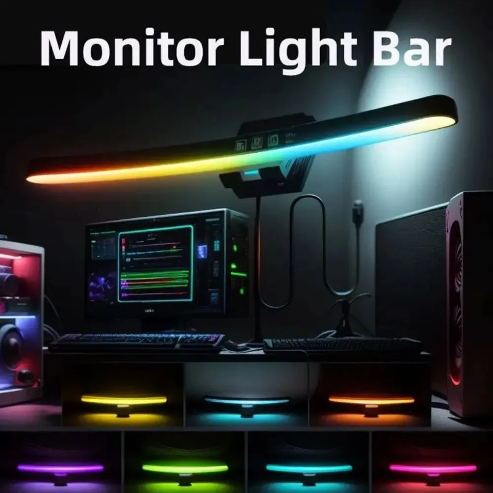 Computer Monitor Light Bar RGB - Desk Setup Lamp review and price